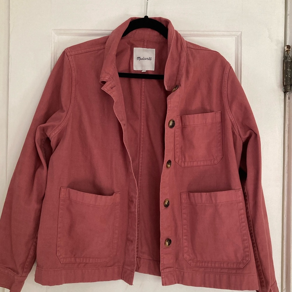 Madewell Women's Pink Chore Coat